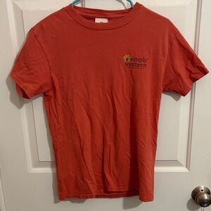 Simply Southern Coral Tee